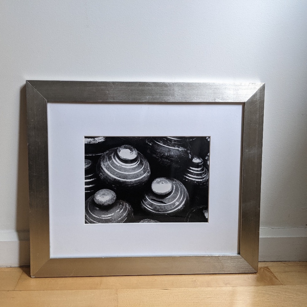 West Elm Silver Wall Picture Frame / Art